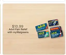 Walgreens Advil Pain Relief offer