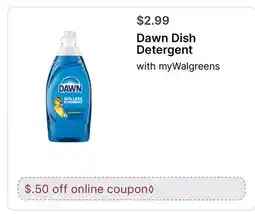 Walgreens Dawn Dish Detergent offer