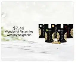 Walgreens Wonderful Pistachios offer