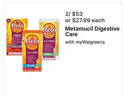 Walgreens Metamucil Digestive Care offer