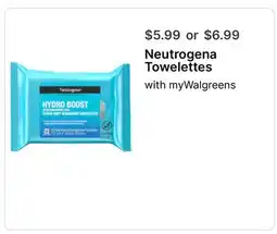 Walgreens Neutrogena Towelettes offer
