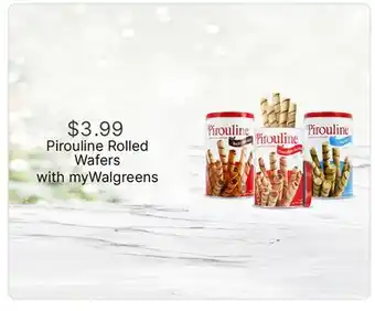 Walgreens Pirouline Rolled Wafers offer