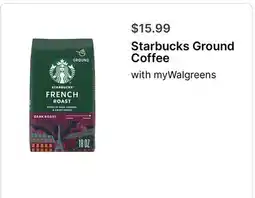 Walgreens Starbucks Ground Coffee offer