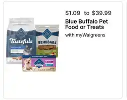 Walgreens Blue Buffalo Pet Food or Treats offer