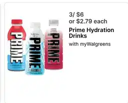 Walgreens Prime Hydration Drinks offer