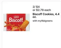 Walgreens Biscoff Cookies, 4.4 oz offer