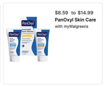 Walgreens PanOxyl Skin Care offer