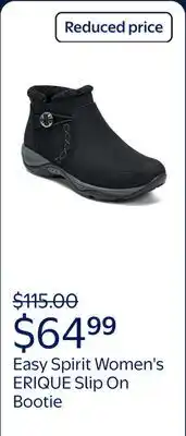 Walmart Easy Spirit Women's ERIQUE Button Strap Cozy Slip On Bootie offer