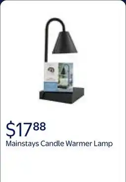 Walmart Mainstays Candle Warmer Lamp, Black offer