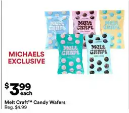 Michaels melt Craft Candy Wafers offer