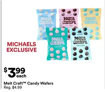 Michaels melt Craft Candy Wafers offer
