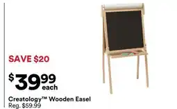 Michaels Creatology Wooden easel offer