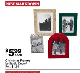 Michaels Christmas Frames by Studio Decor offer