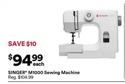 Michaels SINGER m1000 Sewing machine offer
