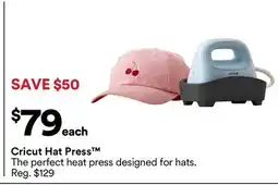 Michaels Cricut Hat Press offer
