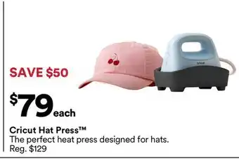 Michaels Cricut Hat Press offer