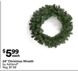 Michaels 24 Christmas Wreath by Ashland offer