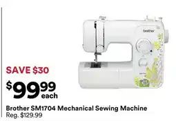 Michaels Brother Sm1704 mechanical Sewing machine offer