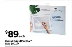 Michaels Cricut BrightPad Go offer