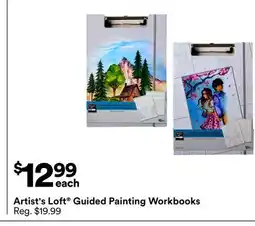Michaels Artist's Loft Guided Painting Workbooks offer