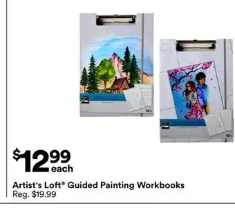 Michaels Artist's Loft Guided Painting Workbooks offer