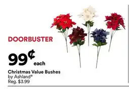 Michaels Christmas value Bushes by Ashland offer