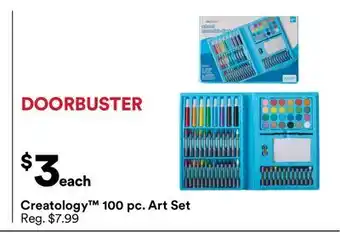 Michaels Creatology 100 pc. Art Set offer