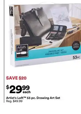 Michaels Artist's Loft 53 pc. Drawing Art Set offer