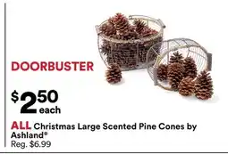 Michaels ALL Christmas Large Scented Pine Cones by Ashland offer