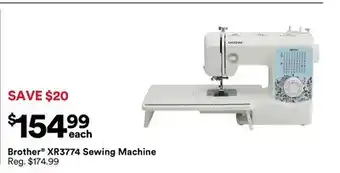 Michaels Brother Xr3774 Sewing machine offer