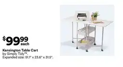 Michaels Kensington Table Cart by Simply Tidy offer