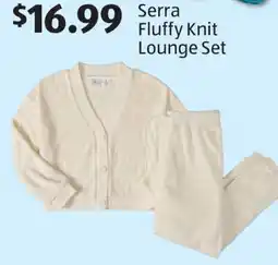 Aldi Serra Fluffy Knit Lounge Set offer