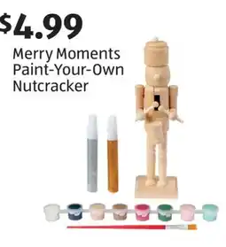 Aldi Merry Moments Paint-Your-Own Nutcracker offer