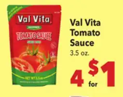 Vallarta Supermarkets Val Vita Tomato Sauce offer