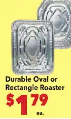 Vallarta Supermarkets Durable Oval or Rectangle Roaster offer