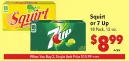 Vallarta Supermarkets Squirt or 7 Up offer