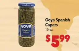 Vallarta Supermarkets Goya Spanish Capers offer