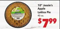 Vallarta Supermarkets 10 Jessie's Apple Lattice Pie offer