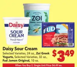 Vallarta Supermarkets Daisy Sour Cream offer