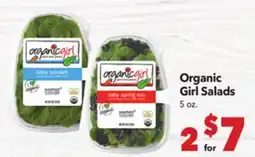 Vallarta Supermarkets Organic Girl Salads offer