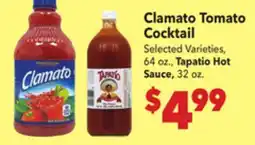 Vallarta Supermarkets Clamato Tomato Cocktail offer