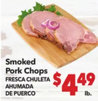 Vallarta Supermarkets Smoked Pork Chops / FRESCA CHULETA AHUMADA DE PUERCO offer
