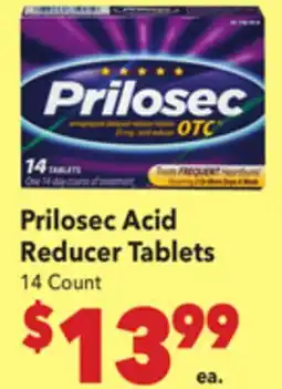 Vallarta Supermarkets Prilosec Acid Reducer Tablets offer