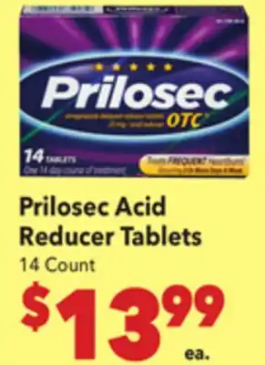 Vallarta Supermarkets Prilosec Acid Reducer Tablets offer