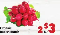 Vallarta Supermarkets Organic Radish Bunch offer