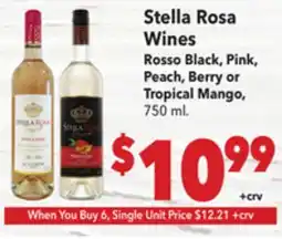 Vallarta Supermarkets Stella Rosa Wines offer