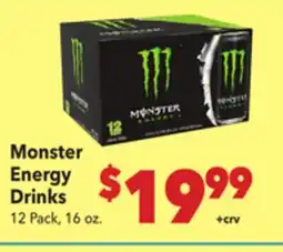 Vallarta Supermarkets Monster Energy Drinks offer