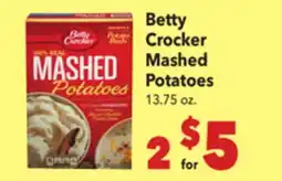 Vallarta Supermarkets Betty Crocker Mashed Potatoes offer
