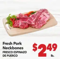 Vallarta Supermarkets Fresh Pork Neckbones / FRESCO ESPINAZO DE PUERCO offer