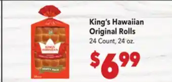 Vallarta Supermarkets King's Hawaiian Original Rolls offer